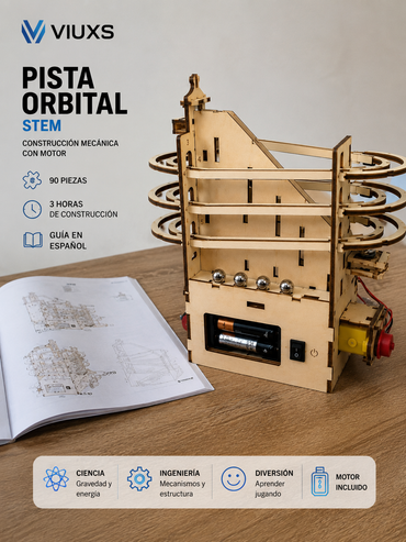 Pista Orbital STEAM | Circuito Mecánico con Motor