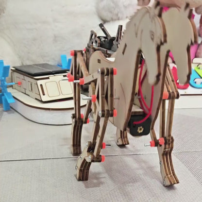 Caballo Mecánico STEAM | Construcción Mecánica con Movimiento Articulado